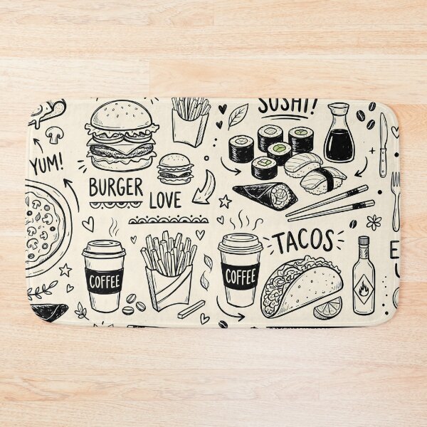 Item preview, Burger Cute Space Astronaut Rocket Galaxy Planet Pattern designed and sold by ART ATTACK ZONE.