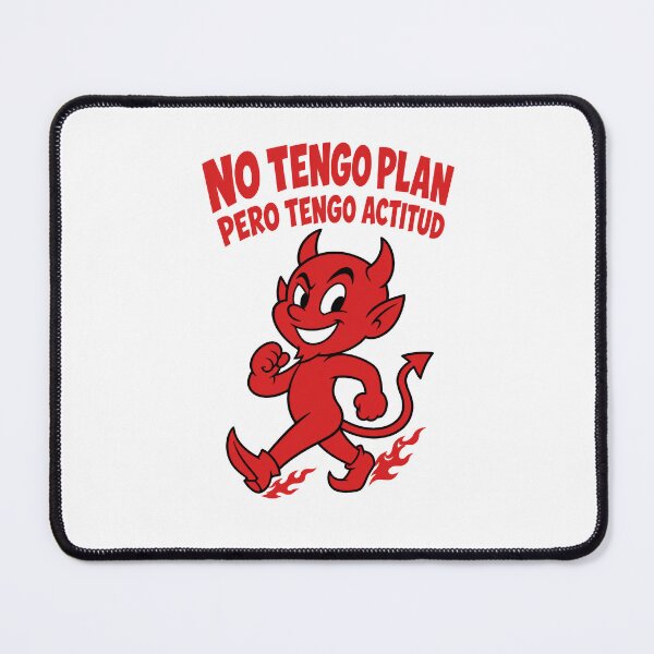 Item preview, Diablo Rojo Actitud Funny Quote designed and sold by NullSpacePrints.