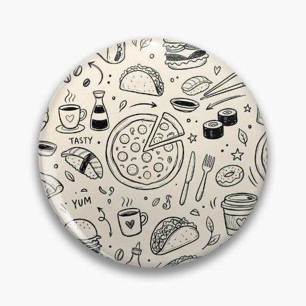 Item preview, Pizza Cute Space Astronaut Rocket Galaxy Planet Pattern designed and sold by ART ATTACK ZONE.