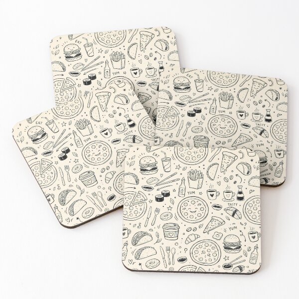 Item preview, Pizza Cute Space Astronaut Rocket Galaxy Planet Pattern designed and sold by ART ATTACK ZONE.
