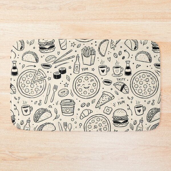 Item preview, Pizza Cute Space Astronaut Rocket Galaxy Planet Pattern designed and sold by ART ATTACK ZONE.