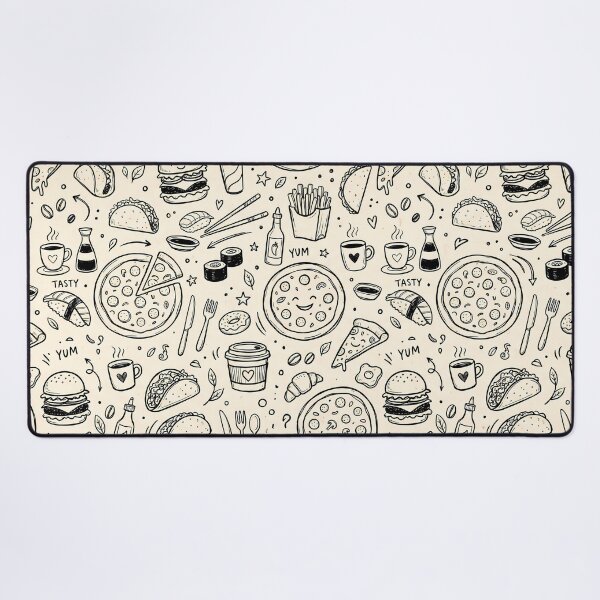 Item preview, Pizza Cute Space Astronaut Rocket Galaxy Planet Pattern designed and sold by ART ATTACK ZONE.