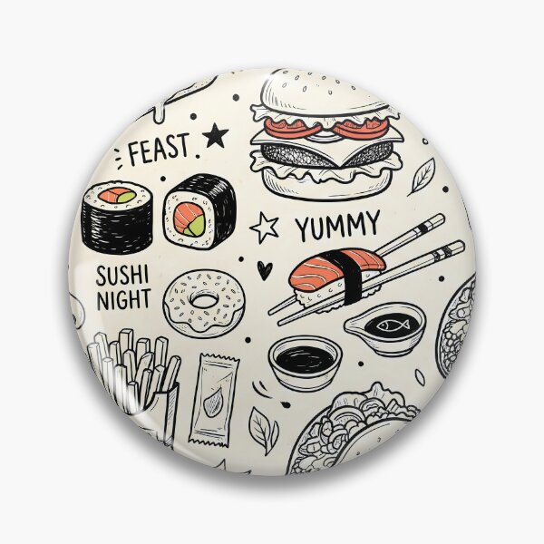 Item preview, Yummy Cute Space Astronaut Rocket Galaxy Planet Pattern designed and sold by ART ATTACK ZONE.