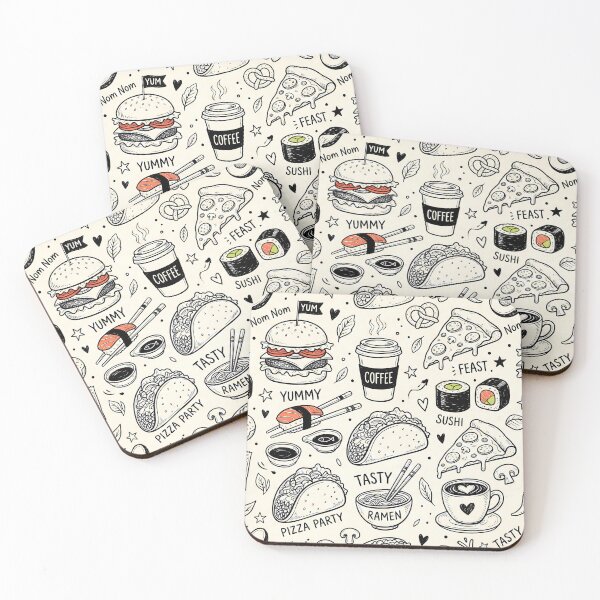Item preview, Yummy Cute Space Astronaut Rocket Galaxy Planet Pattern designed and sold by ART ATTACK ZONE.