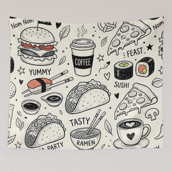 Item preview, Yummy Cute Space Astronaut Rocket Galaxy Planet Pattern designed and sold by ART ATTACK ZONE.