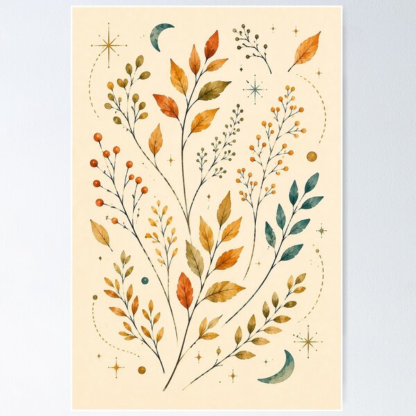 Item preview, Spice Garden: Leaf Study designed and sold by EverydayMagik.