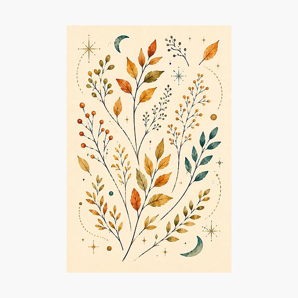 Item preview, Spice Garden: Leaf Study designed and sold by EverydayMagik.