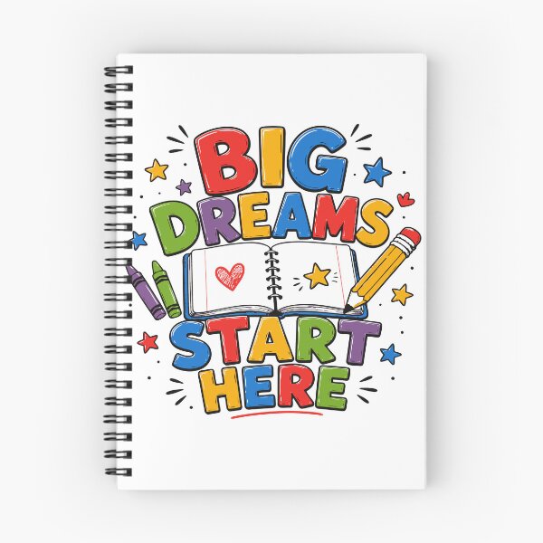 Item preview, Big Dreams Start Here T-Shirt | Inspirational Back to School Teacher Student Shirt designed and sold by Sunday.Supply.