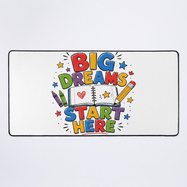Item preview, Big Dreams Start Here T-Shirt | Inspirational Back to School Teacher Student Shirt designed and sold by Sunday.Supply.