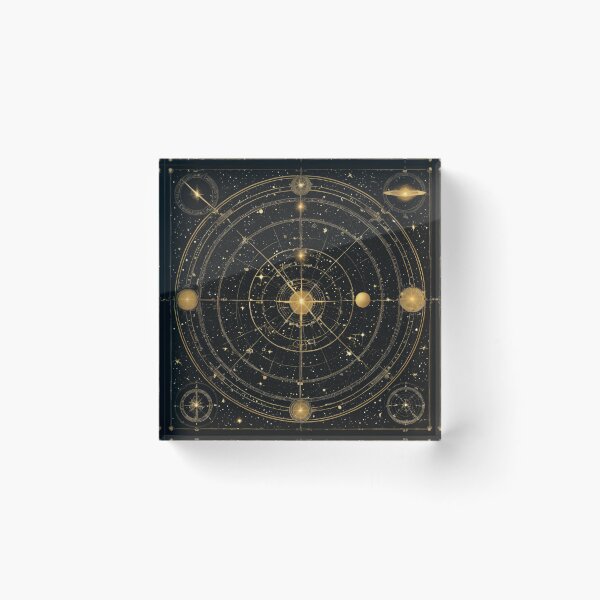 Item preview, Stellar Map - Cosmic Navigation Art designed and sold by CrippiCrippi.