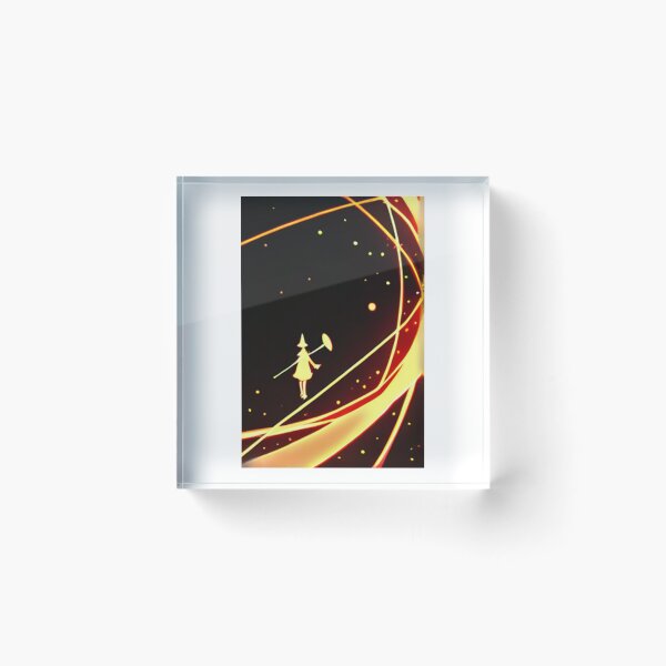 Item preview, Art - Dreamlike Mage Illustration, Cosmic and Mysterious Fantasy Scene designed and sold by AnimeShin.
