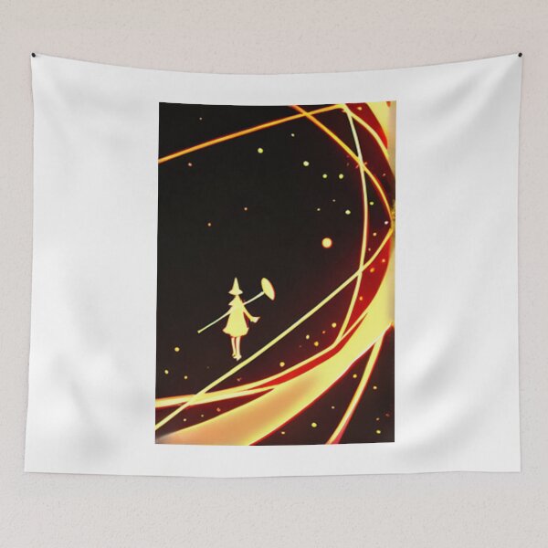 Item preview, Art - Dreamlike Mage Illustration, Cosmic and Mysterious Fantasy Scene designed and sold by AnimeShin.
