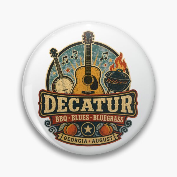 Item preview, Decatur BBQ Blues Bluegrass Festival Georgia designed and sold by IRON WINGS /USAF.