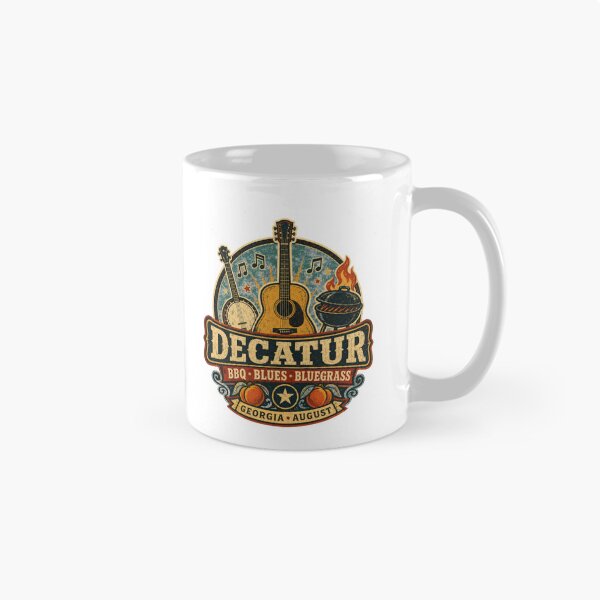 Item preview, Decatur BBQ Blues Bluegrass Festival Georgia designed and sold by Combat Skies.