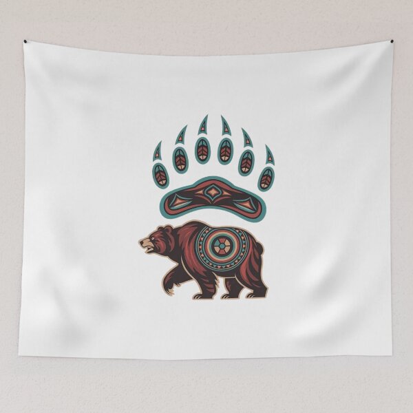 Item preview, Native Bear Thunderbird Tribal – Indigenous Spirit & Heritage designed and sold by Gbriel3.