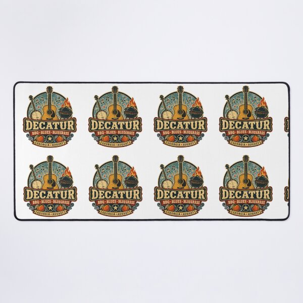 Item preview, Decatur BBQ Blues Bluegrass Festival Georgia designed and sold by Combat Skies.