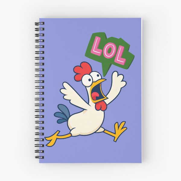 Item preview, Crazy Panicked Chicken LOL Funny Cartoon Meme Shirt designed and sold by MariaPCMaria.