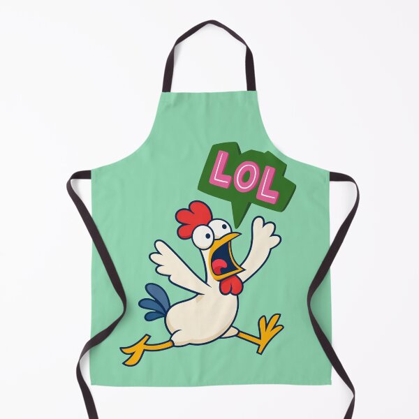 Item preview, Crazy Panicked Chicken LOL Funny Cartoon Meme Shirt designed and sold by MariaPCMaria.