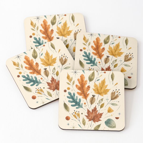 Item preview, Spice Garden: Leaf Collage designed and sold by EverydayMagik.