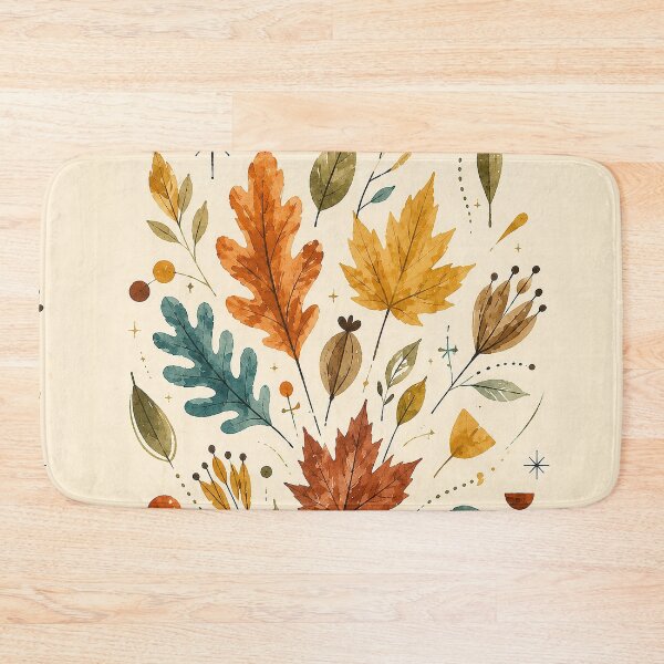 Item preview, Spice Garden: Leaf Collage designed and sold by EverydayMagik.