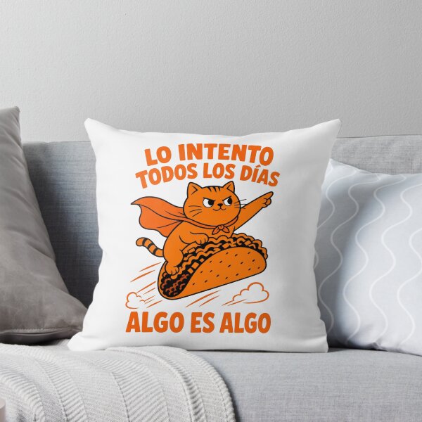 Item preview, Gato Superheroe Taco Frase Graciosa designed and sold by NullSpacePrints.