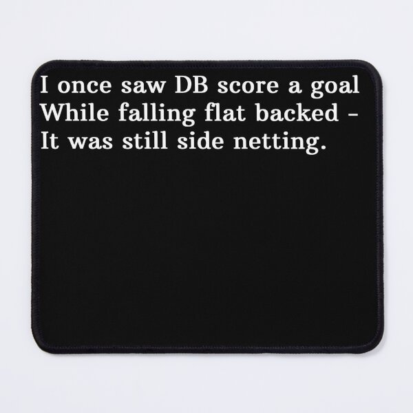 Item preview, DB Pridham Goal T-shirt designed and sold by Bob's Poetry.