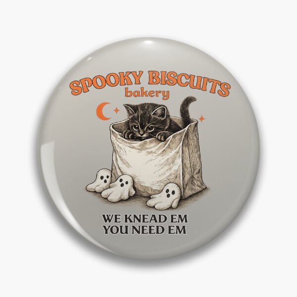 Item preview, Spooky Biscuits Bakery for Black Cat Bakers designed and sold by POD DYNASTY | Original Print On Demand T-Shirt Graphics.