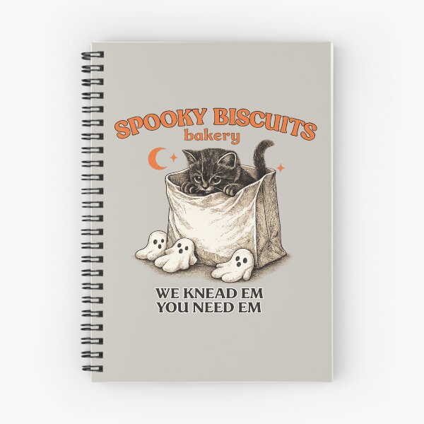 Item preview, Spooky Biscuits Bakery for Black Cat Bakers designed and sold by POD DYNASTY | Original Print On Demand T-Shirt Graphics.
