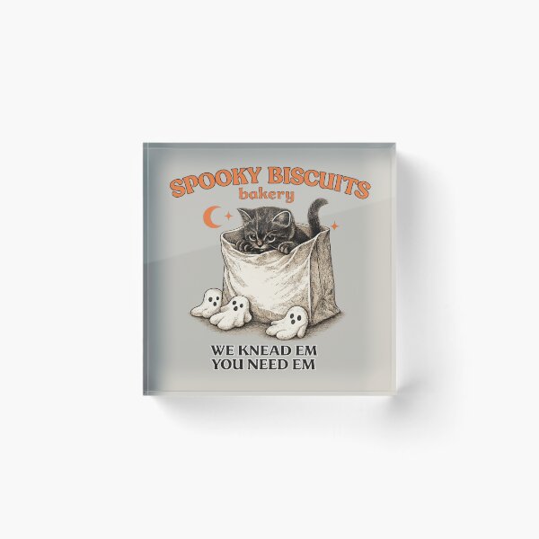 Item preview, Spooky Biscuits Bakery for Black Cat Bakers designed and sold by POD DYNASTY | Original Print On Demand T-Shirt Graphics.
