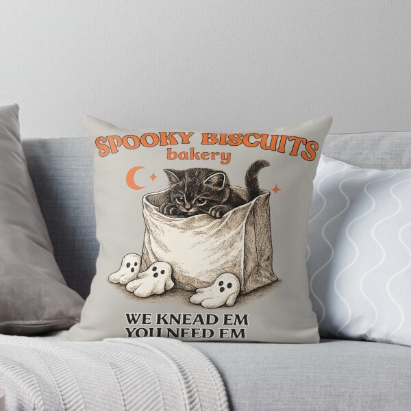 Item preview, Spooky Biscuits Bakery for Black Cat Bakers designed and sold by POD DYNASTY | Original Print On Demand T-Shirt Graphics.