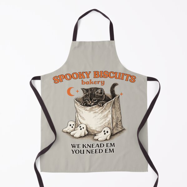 Item preview, Spooky Biscuits Bakery for Black Cat Bakers designed and sold by POD DYNASTY | Original Print On Demand T-Shirt Graphics.