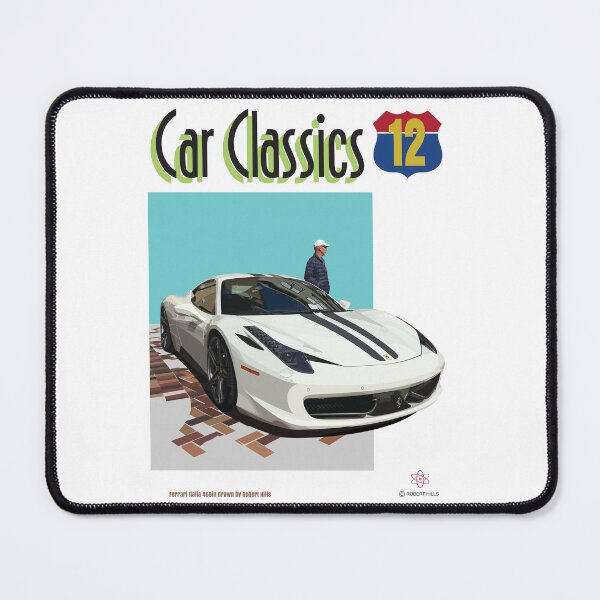Item preview, Illustration of Ferrari Italia drawn by Robert Hills designed and sold by Robert Hills.