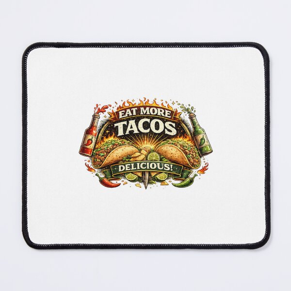 Item preview, Eat More Tacos - Vintage Mexican Food designed and sold by lovepower.