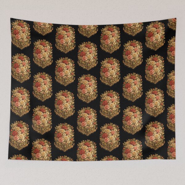 Item preview, Ramo floral vintage: diseño botánico de rosas y flores silvestres designed and sold by lovepower.