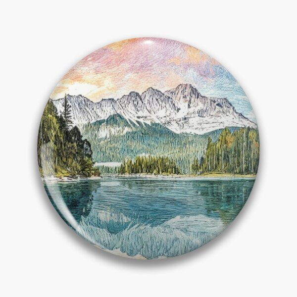 Item preview, Eibsee and Zugspitze designed and sold by sid1802.