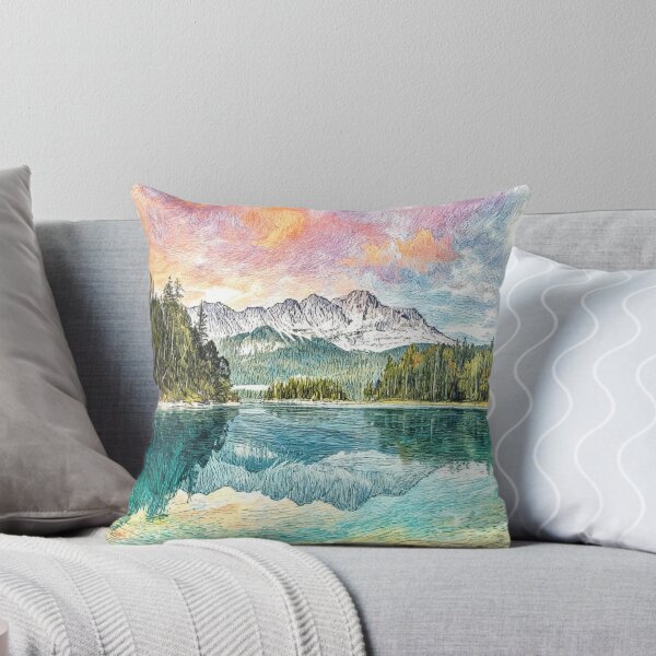 Item preview, Eibsee and Zugspitze designed and sold by sid1802.