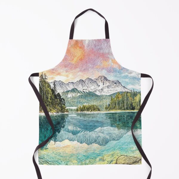 Item preview, Eibsee and Zugspitze designed and sold by sid1802.