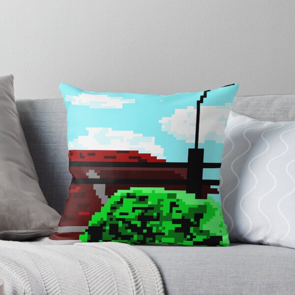 Item preview, Retro Pixel Art Suburban House Landscape designed and sold by FoxPix.