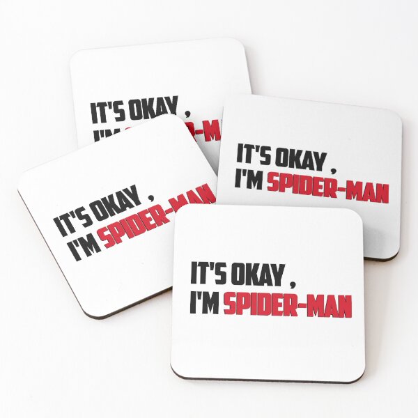 Item preview, It'S Okay I'm Spider-Man Text  designed and sold by ZwoToopia.