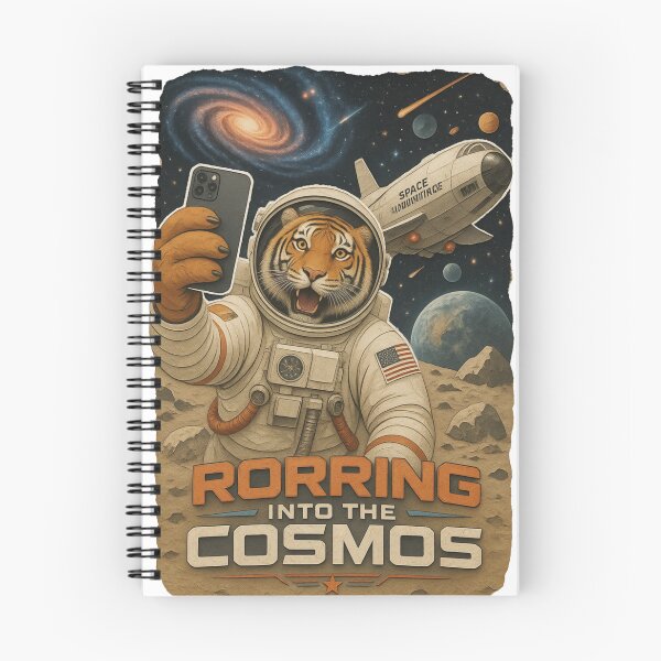 Item preview, Roaring Into The Cosmos Tiger Astronaut designed and sold by Haque Designs.