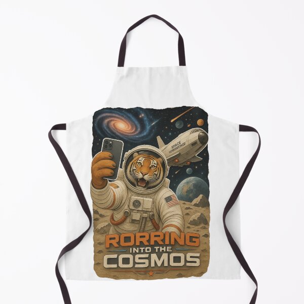Item preview, Roaring Into The Cosmos Tiger Astronaut designed and sold by Haque Desigens.