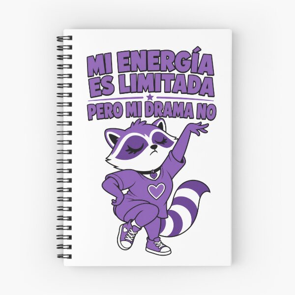 Item preview, Mapache Dramatico Energia Limitada designed and sold by NullSpacePrints.
