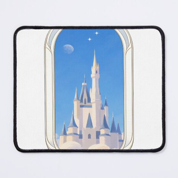 Item preview, Fantasy Castle in the Clouds Back Print | Luna Haven Celestial Window Shirt designed and sold by Luna Haven.