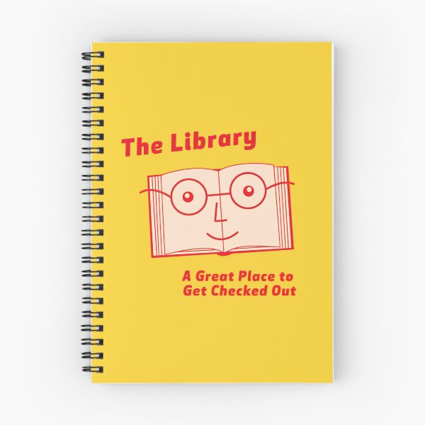 Item preview, the library is a great place to get checked out  designed and sold by miss madison creates.