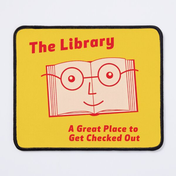 Item preview, the library is a great place to get checked out designed and sold by miss madison creates.