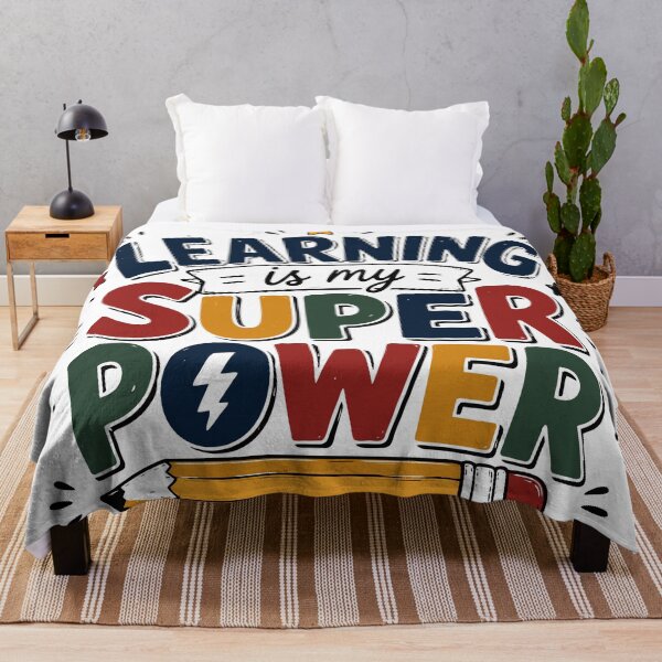 Item preview, Learning Is My Superpower T-Shirt | Growth Mindset Student Teacher Shirt designed and sold by Sunday.Supply.