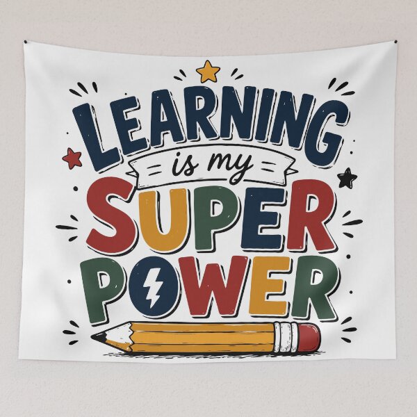 Item preview, Learning Is My Superpower T-Shirt | Growth Mindset Student Teacher Shirt designed and sold by Sunday.Supply.