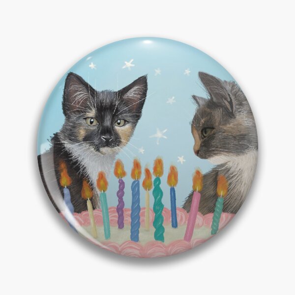 Item preview, Happy birthday tortoiseshell kittens  designed and sold by SorceressApprentice.