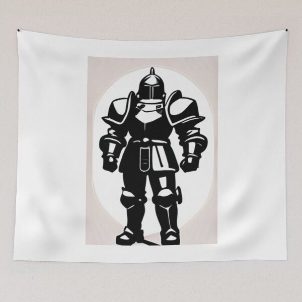 Item preview, Art - Fantasy Character, Heroic Warrior in Minimalist Armor designed and sold by AnimeShin.