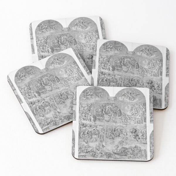 Item preview, The Last Judgment Engraving After Michelangelo designed and sold by artofuniverse.